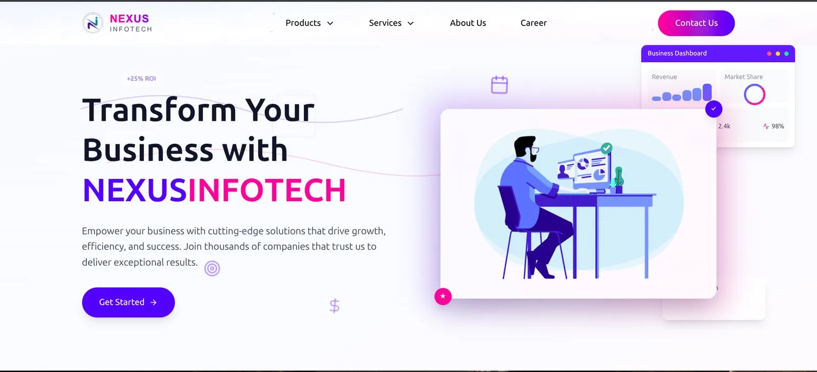 Nexus Infotech — screenshot