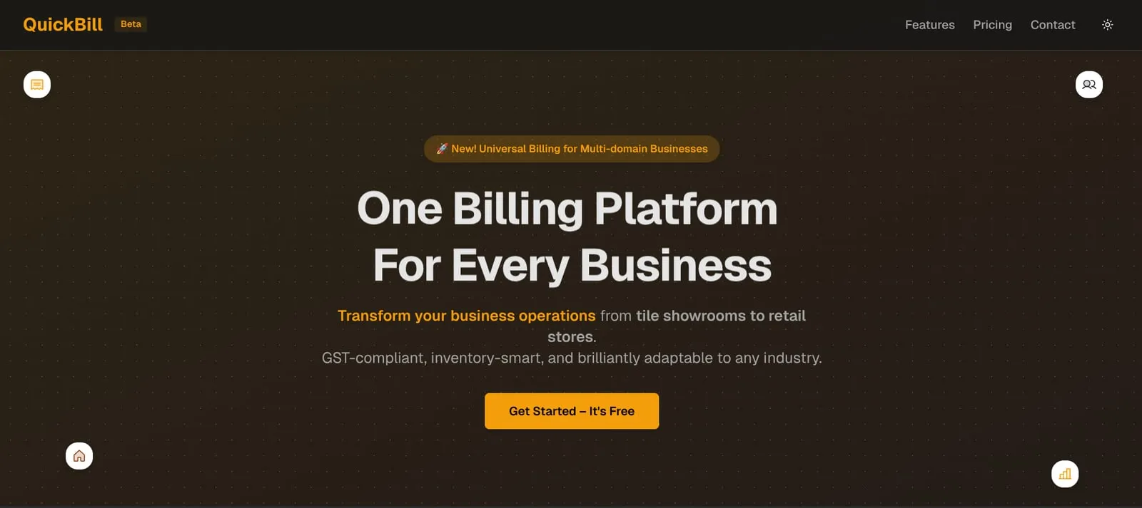 QuickBill — screenshot